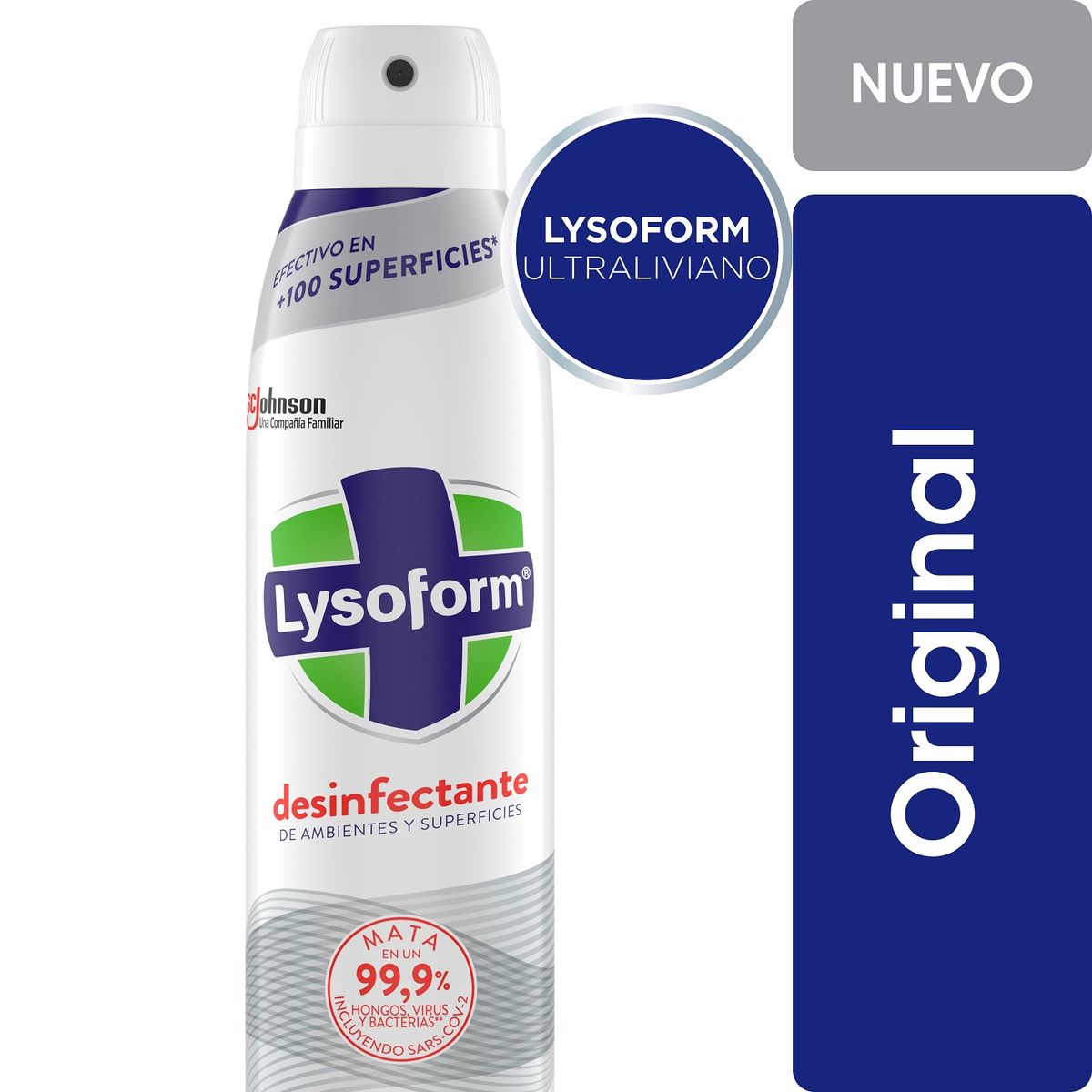 LYSOFORM - Desinfectante Aerosol de Ambientes Lysoform Original 315 ml