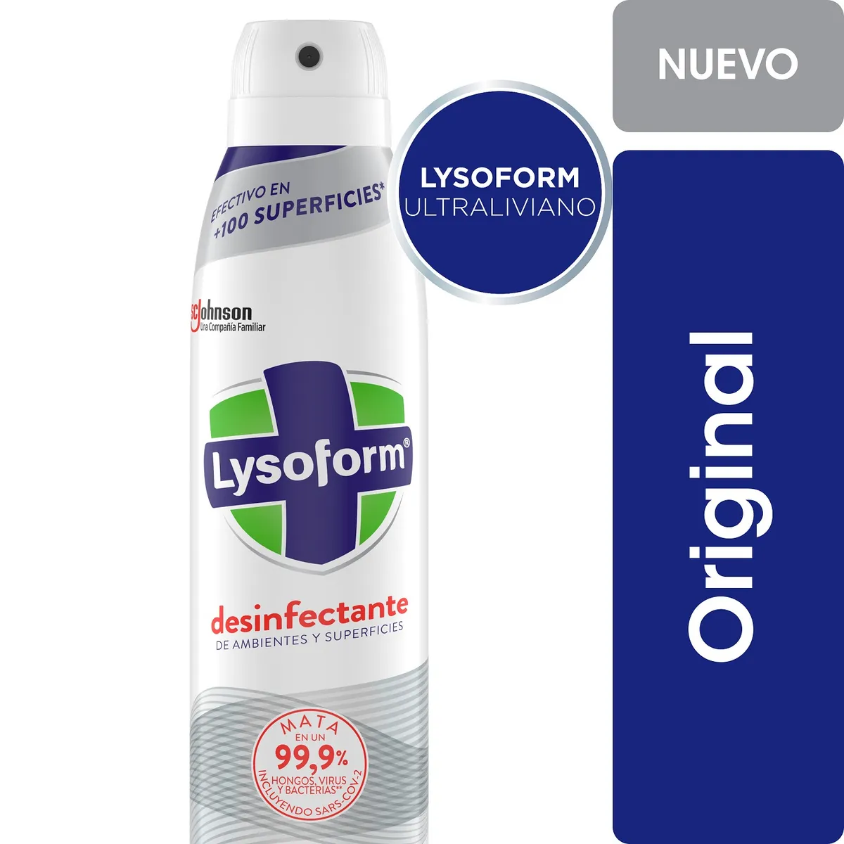 LYSOFORM - Desinfectante Aerosol de Ambientes Lysoform Original 315 ml