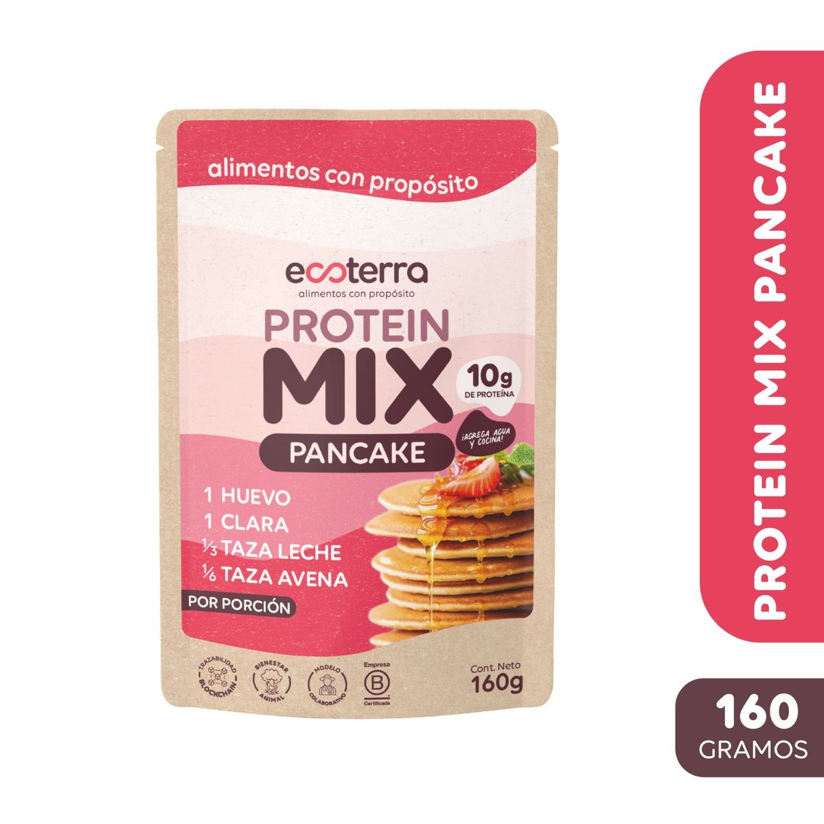 ECOTERRA - Premezcla Protein Mix Pancake Ecoterra 160 g