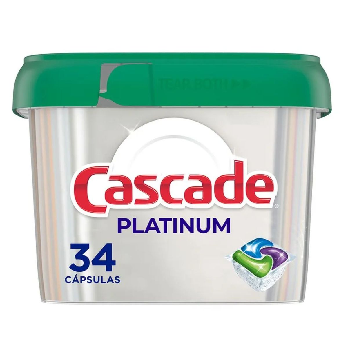 CASCADE - Detergente para Lavavajillas en Cápsulas Cascade Platinum 34 Un