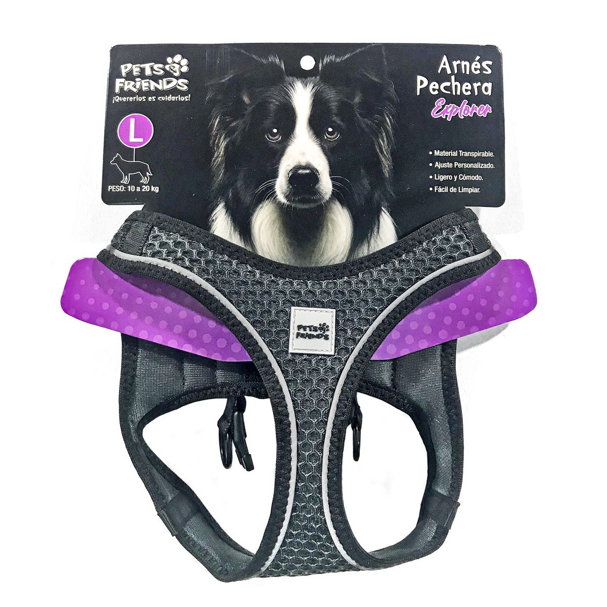 PETS AND FRIENDS - Arnes para Perros Talla L Diseño Surtido Pets and Friends Un