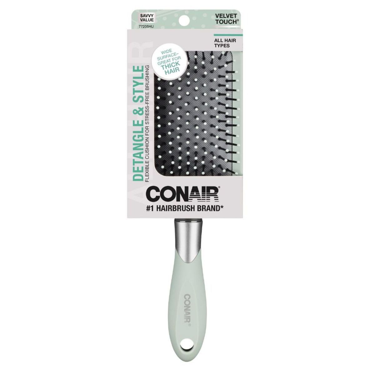 CONAIR - Cepillo de Pelo Conair Velvet Touch Paleta