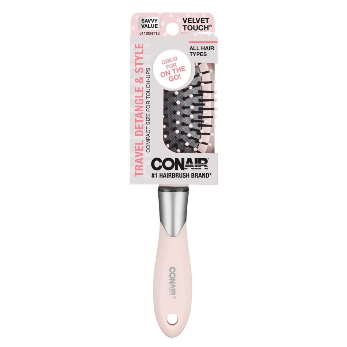 CONAIR - Cepillo de Pelo Conair Velvet Touch Cushion