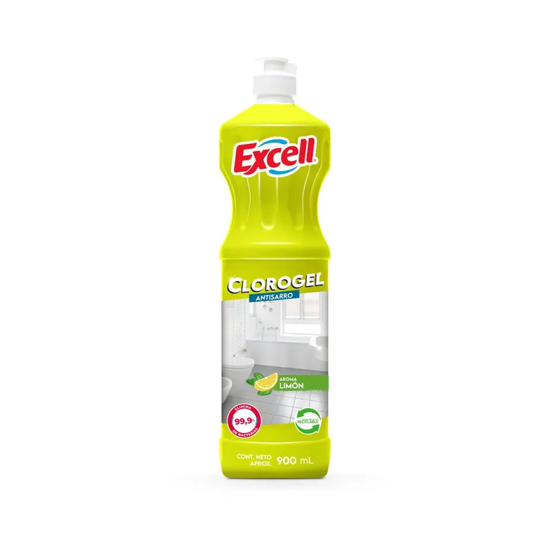 EXCELL CLORO GEL LIMON 900 ML