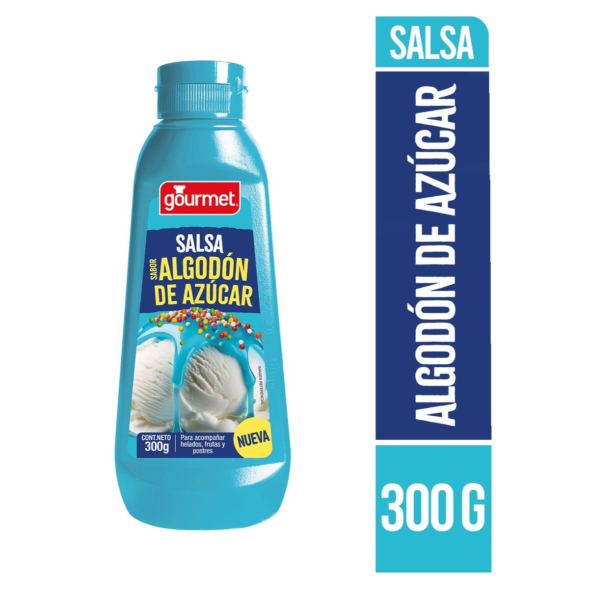 GOURMET - Salsa Dulce Sabor Algodón de Azúcar Gourmet 300 g