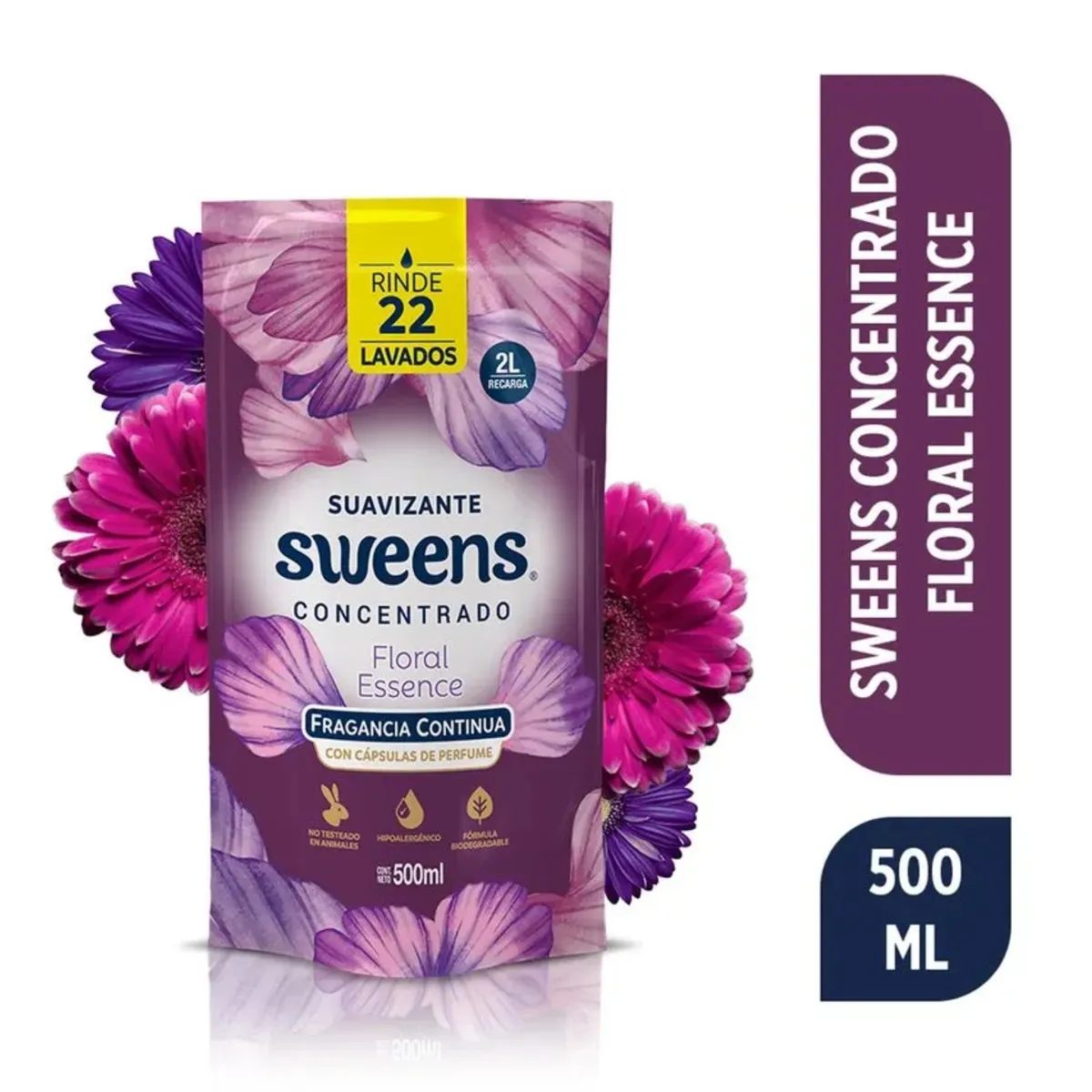 SWEENS - Suavizante para la Ropa Aroma Floral Essence Doypack Sweens 500 ml