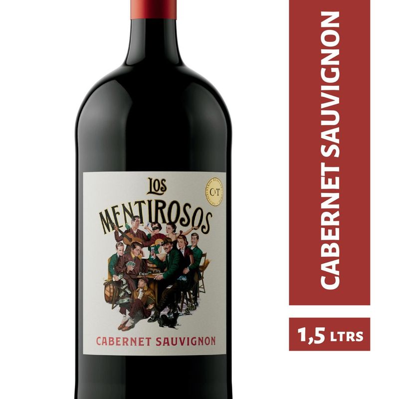  - Vino Tinto Cabernet Sauvignon Los Mentirosos 12° 1.5 L