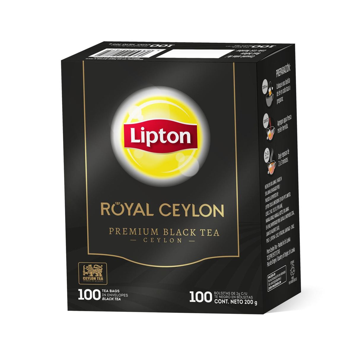 LIPTON - Té Royal Ceylon Lipton 100 Un