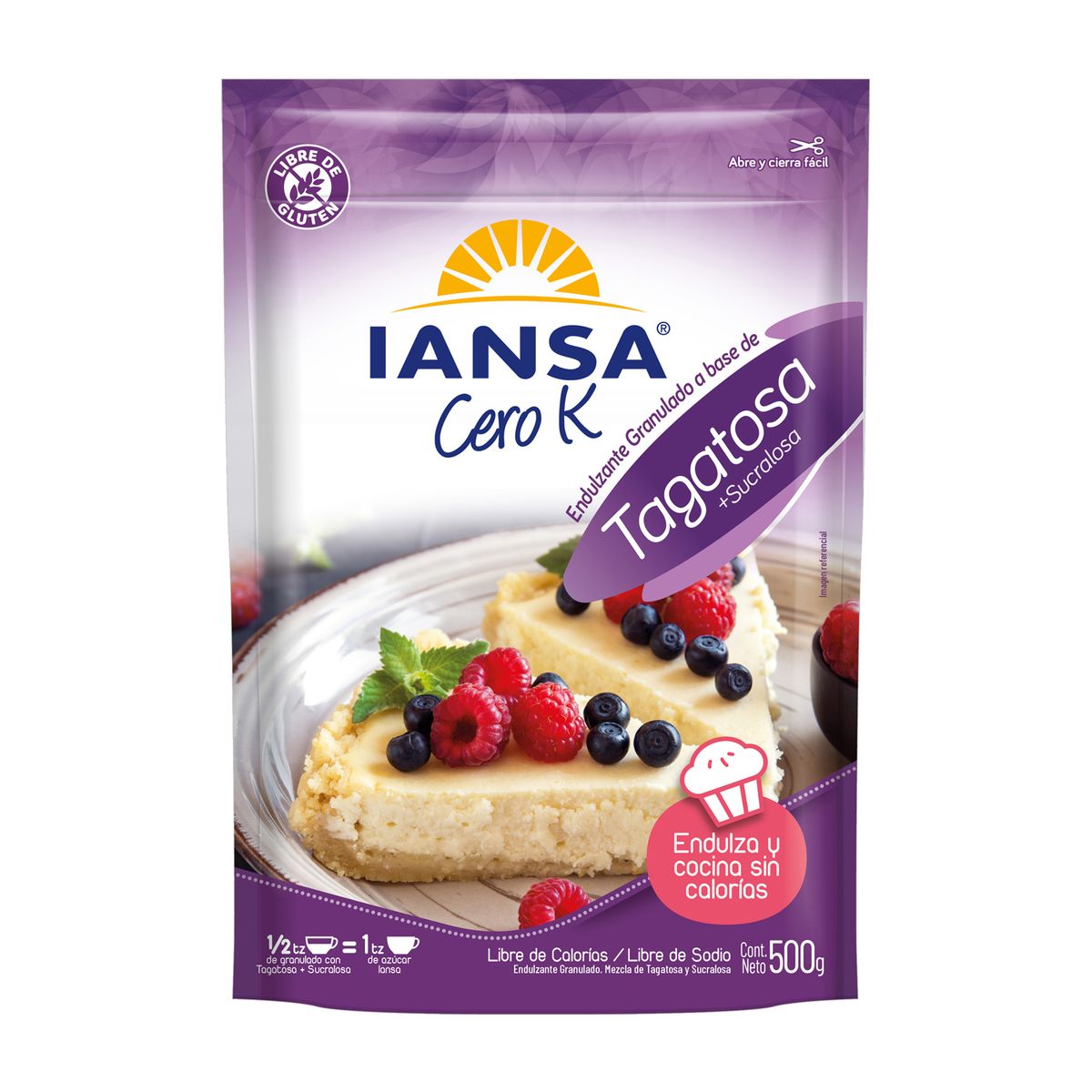 IANSA - Tagatosa Granulada Iansa Cero K 500 gr