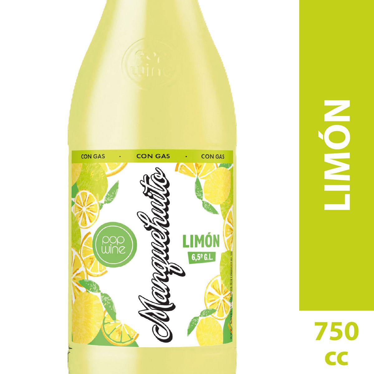 MANQUEHUITO - Cóctel de Vino Manquehuito Limón 6.5° 750 ml