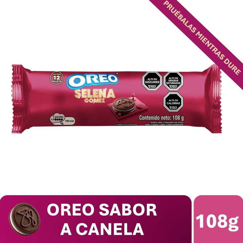 OREO - Galletas Oreo Selena Gomez Sabor Canela 108 g