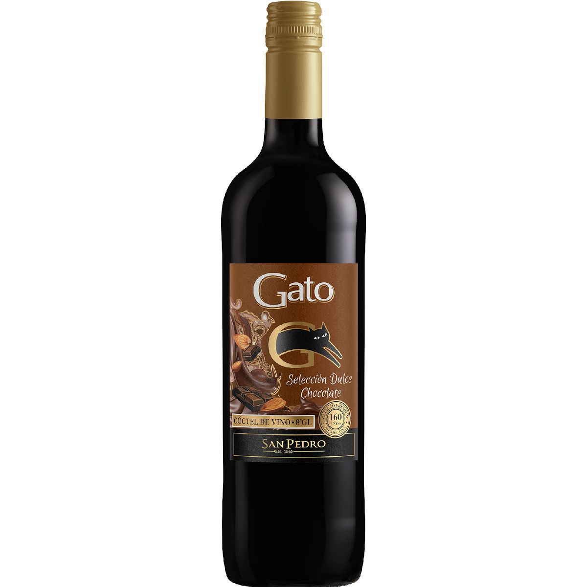 GATO - Cóctel de Vino Dulce Chocolate 8° 750 ml