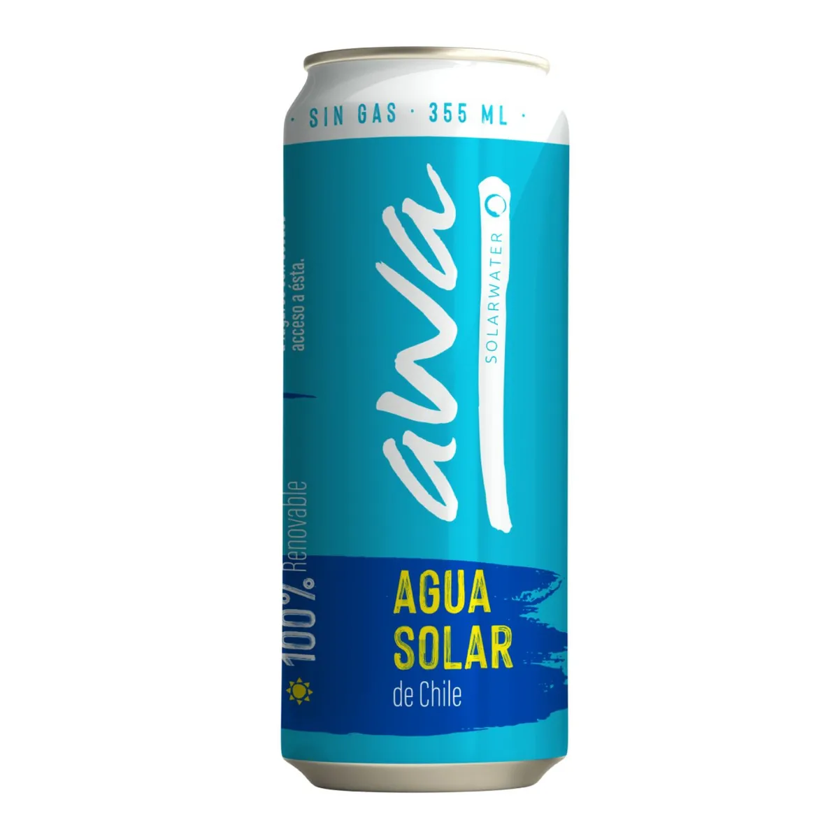 AWA SOLAR - Agua sin Gas Solarwater Lata Awa Solar 355 ml