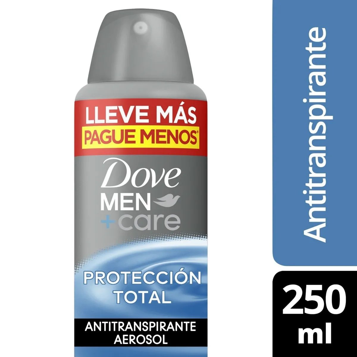 DOVE - Desodorante Antitranspirante Aerosol Dove Protección Total Hombre 250 ml