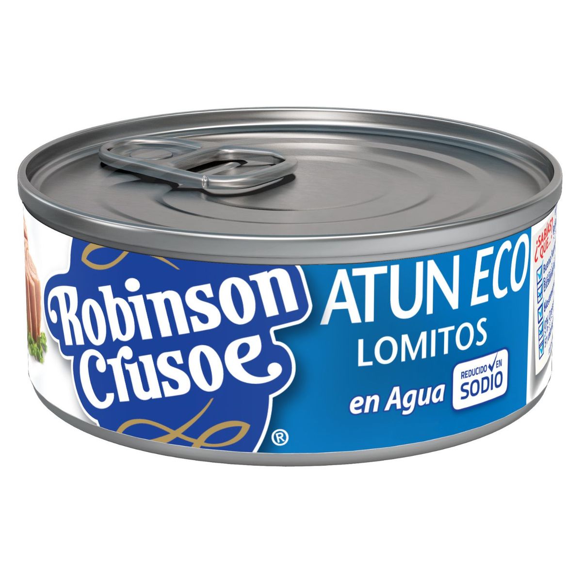 ROBINSON CRUSOE - Atún Lomitos al Agua Reducido en Sodio Robinson Crusoe 140 g
