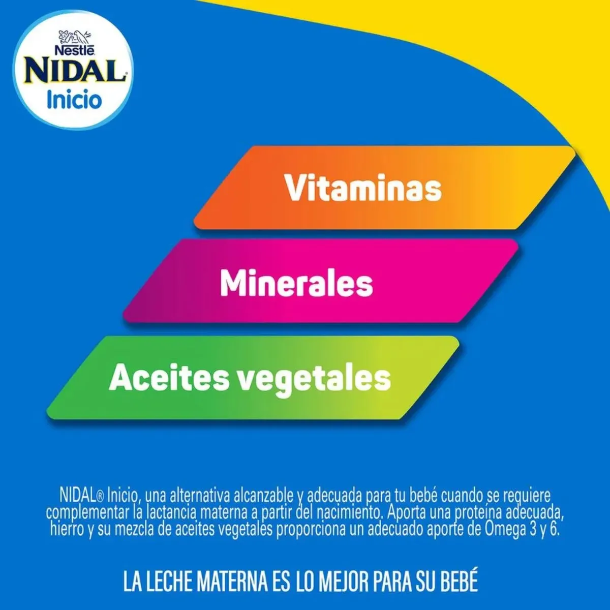 NIDAL - Fórmula Láctea Infantil Nidal Inicio 0 a 6 Meses 800 g