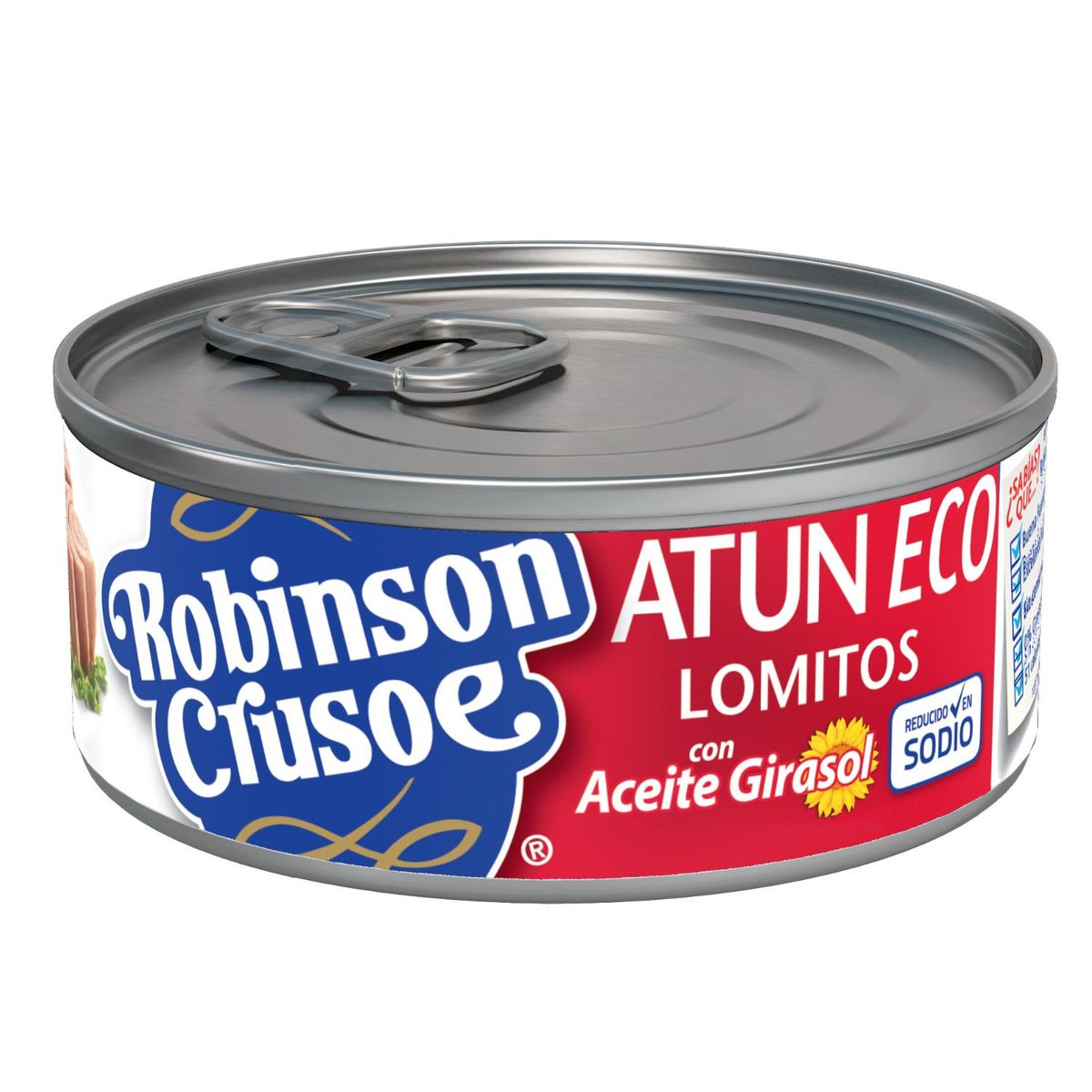 ROBINSON CRUSOE - Atún Lomitos al Aceite Reducido en Sodio Robinson Crusoe 140 g