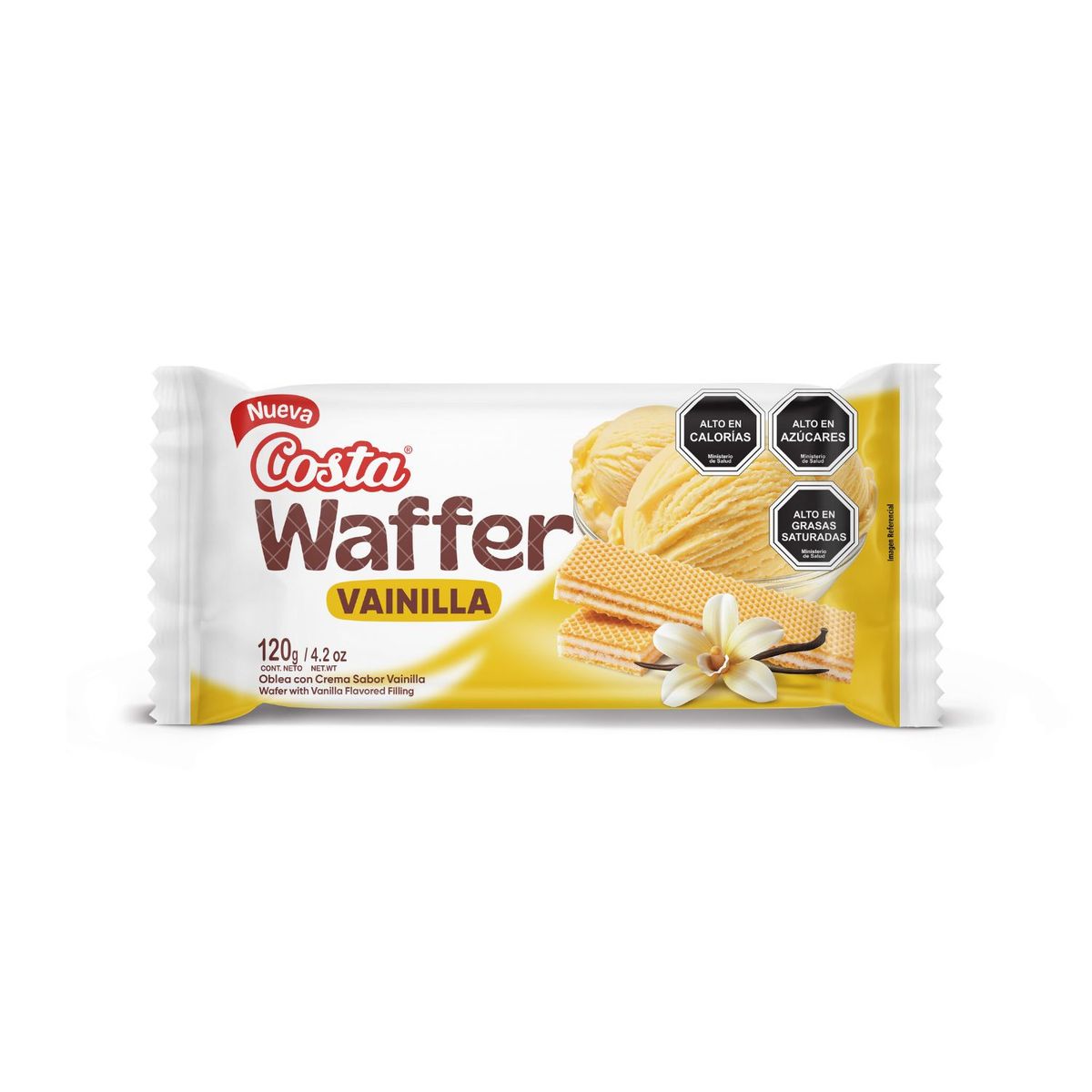 COSTA - Galletas Oblea Costa Waffer Vainilla 120 gr