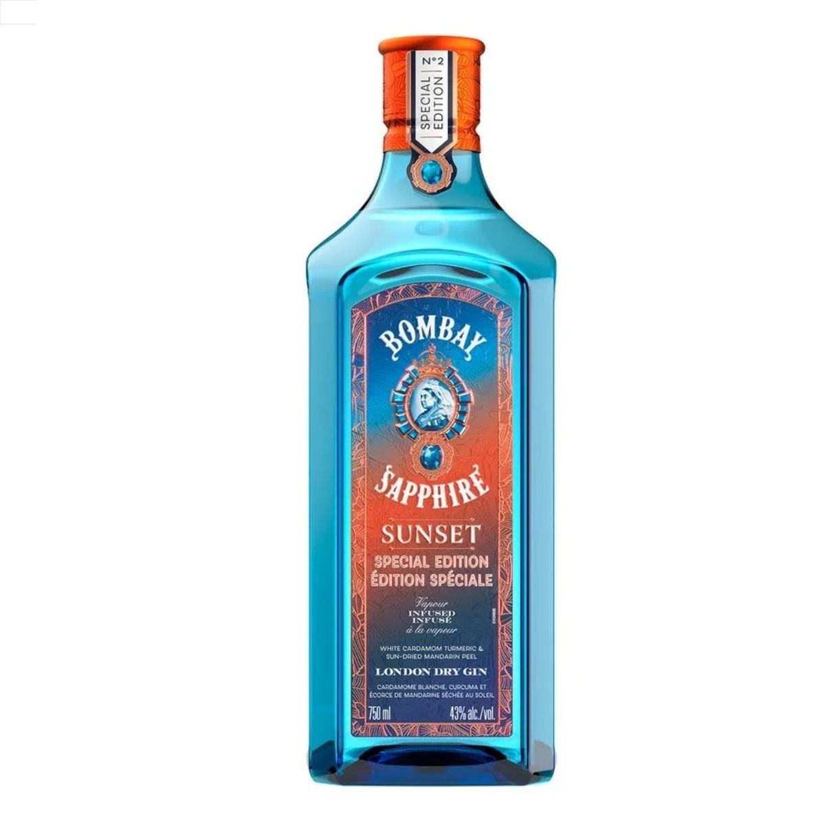 BOMBAY SAPPHIRE - Gin Bombay Sapphire Sunset 43° 700 ml