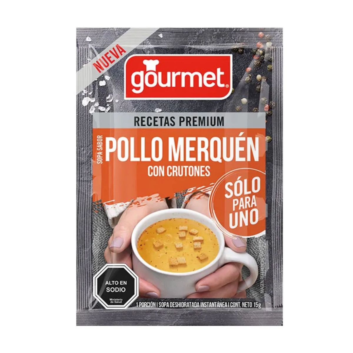 GOURMET - Sopa Sabor Pollo Merquén Gourmet 15 g