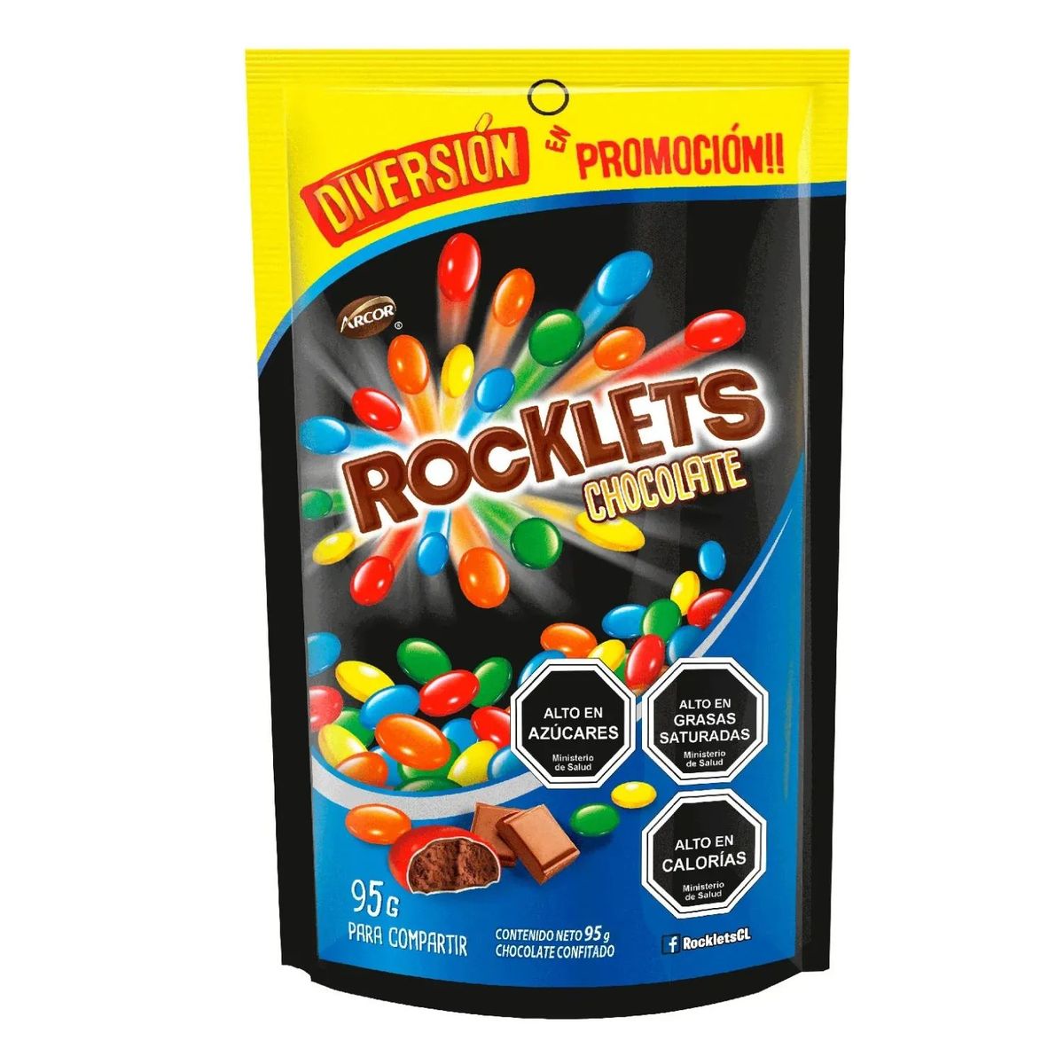 ROCKLETS - Chocolate Rocklets Doypack 95 g