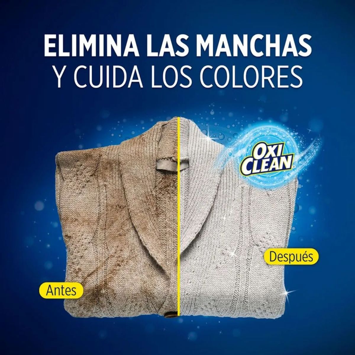 OXICLEAN - Quitamanchas Polvo Ropa Blanca y Color Oxiclean 1.36 kg