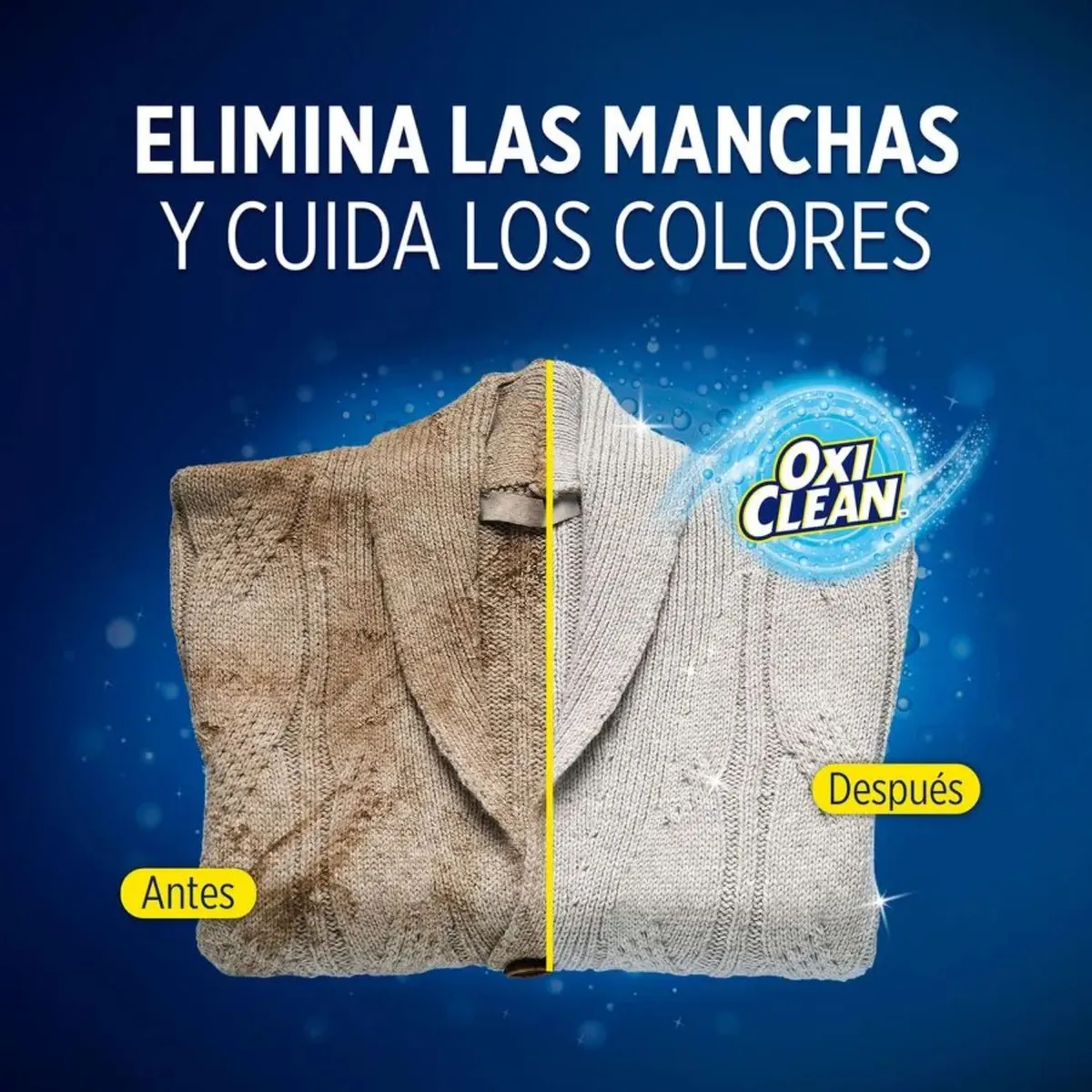 OXICLEAN - Quitamanchas en Polvo Ropa Blanca y Color Oxiclean 802 gr