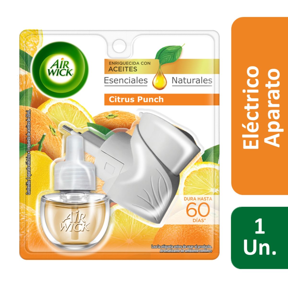 AIR WICK - Aparato Eléctrico Aroma Citrus Punch Air Wick 20 ml