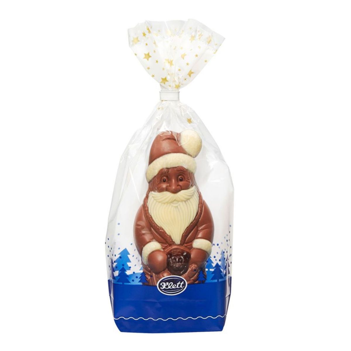 KLETT - Figura de Chocolate con Leche Santa Klett 100 g