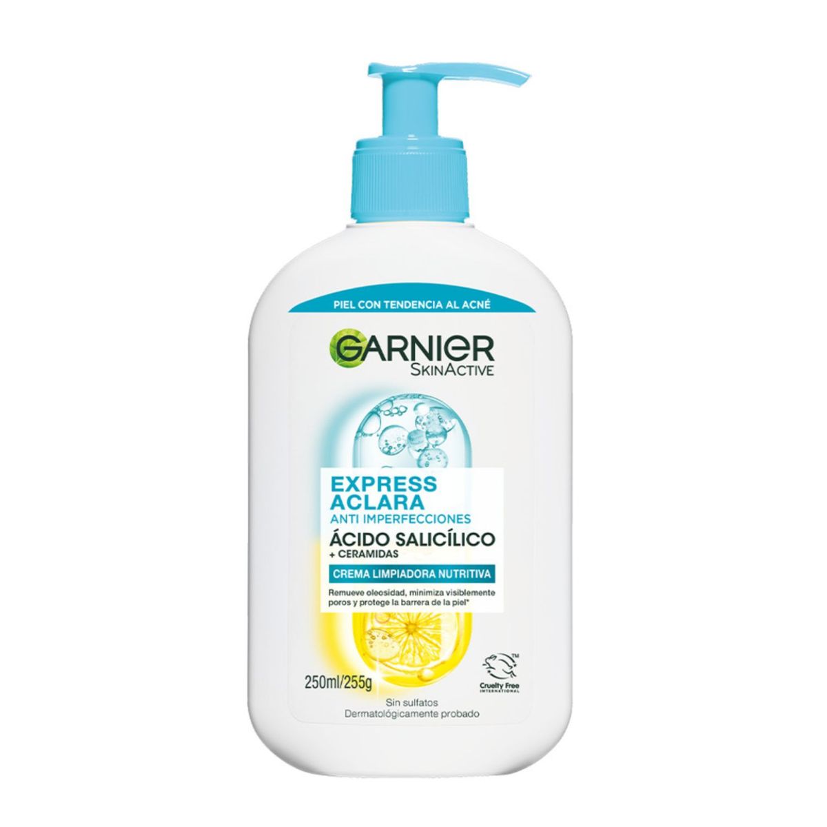 GARNIER - Crema Facial Limpiadora Garnier Anti Imperfecciones 250 ml