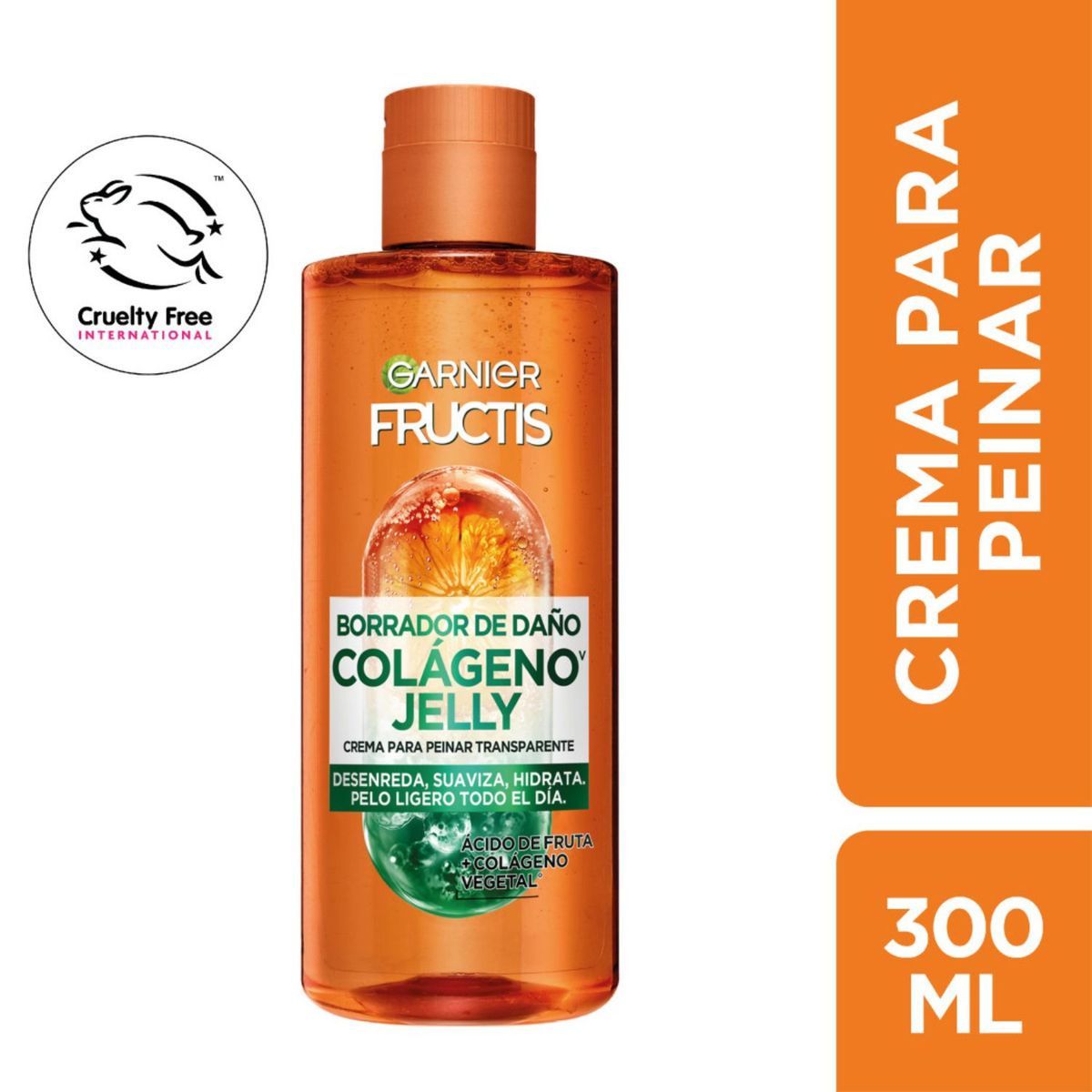 FRUCTIS - Crema para Peinar Fructis Borrador de Daños 300 ml