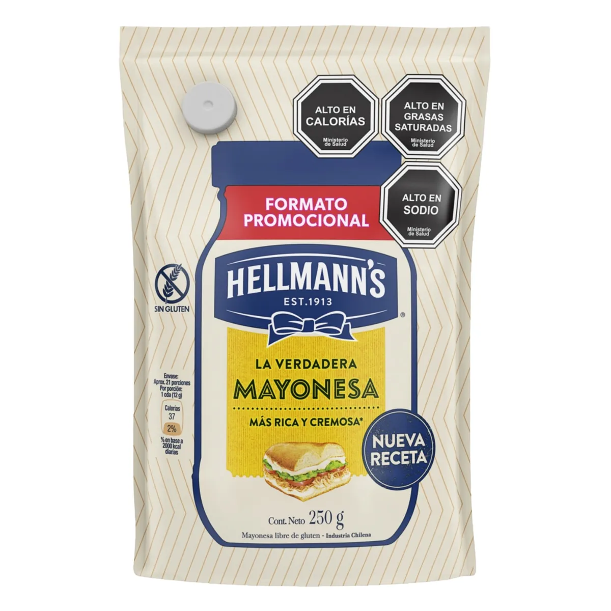 HELLMANN'S - Mayonesa Doypack Hellmann's 250 g