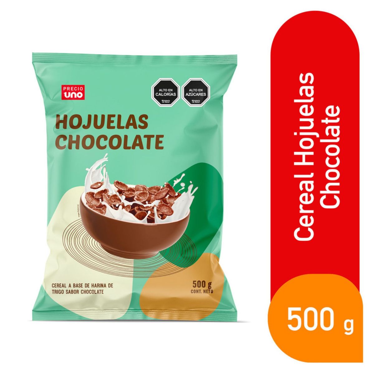 PRECIO UNO - Cereales Precio Uno Hojuelas Chocolate 500 gr