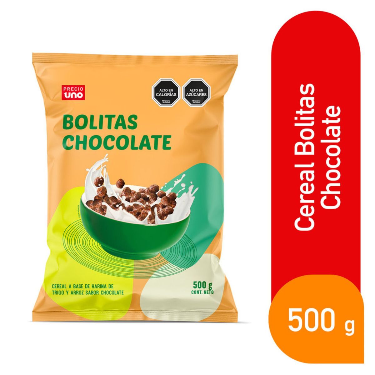 PRECIO UNO - Cereales Precio Uno Bolitas Chocolate 500 gr