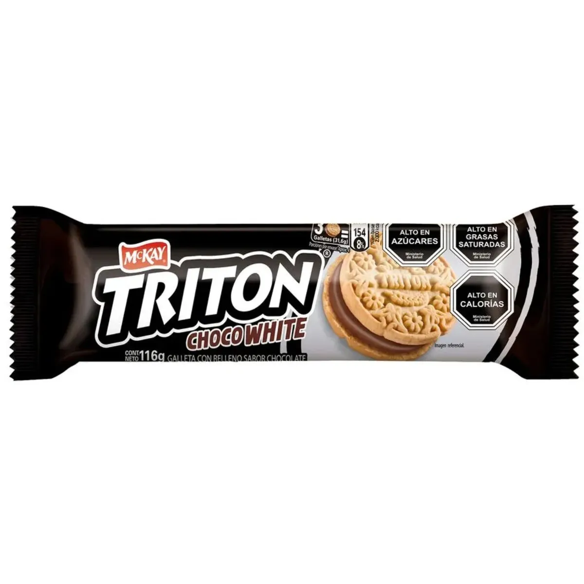 TRITON - Galleta Triton Choco White 116 g