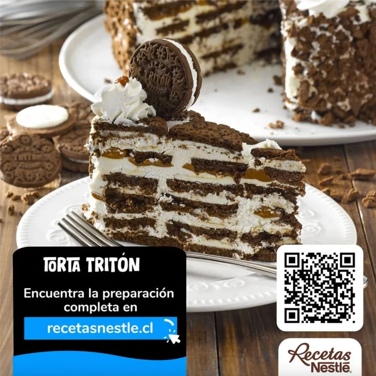 TRITON - Pack Galletas Triton Sabor Vainilla 2 x 95 g