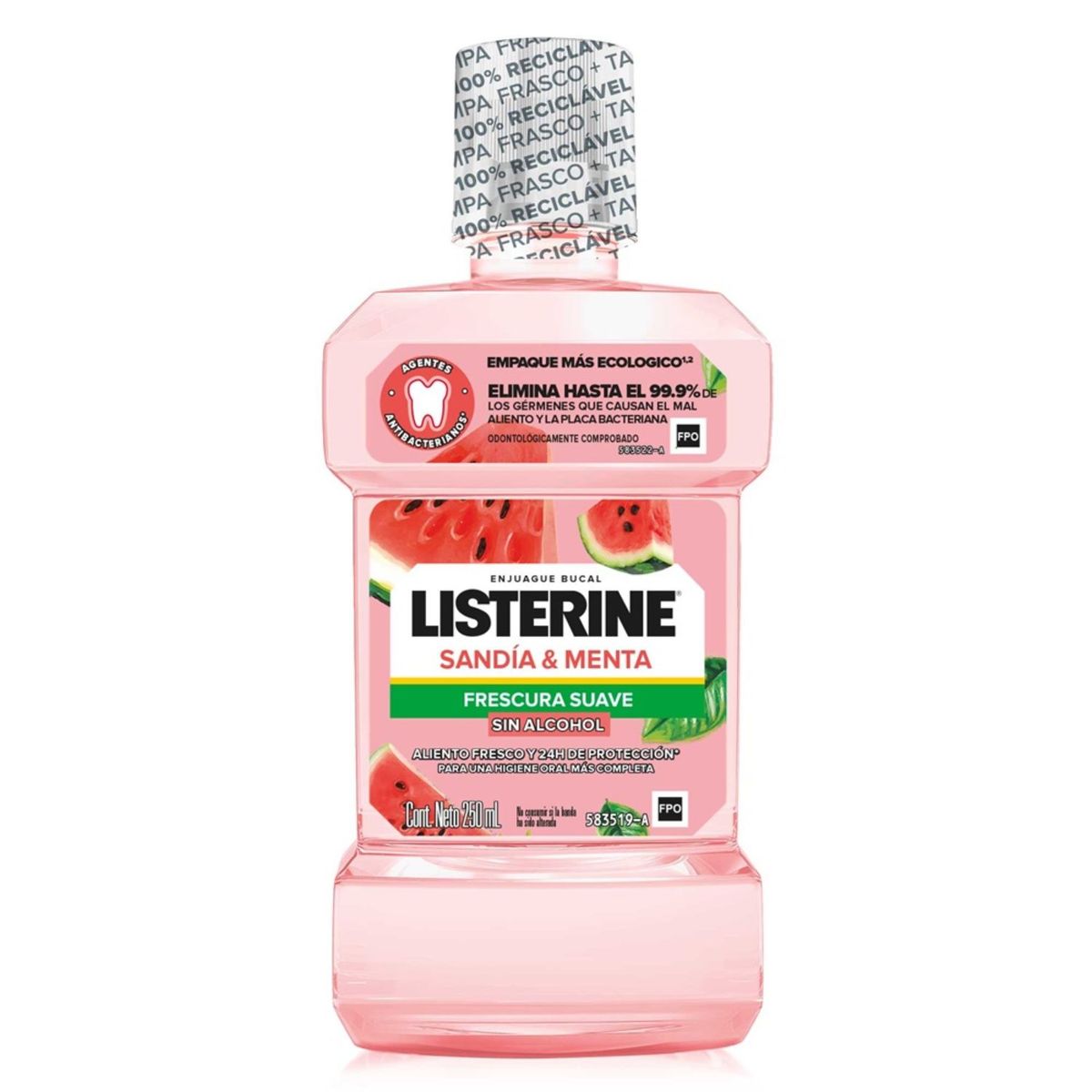 LISTERINE - Enjuague Bucal Sandía y Menta Listerine 250 ml