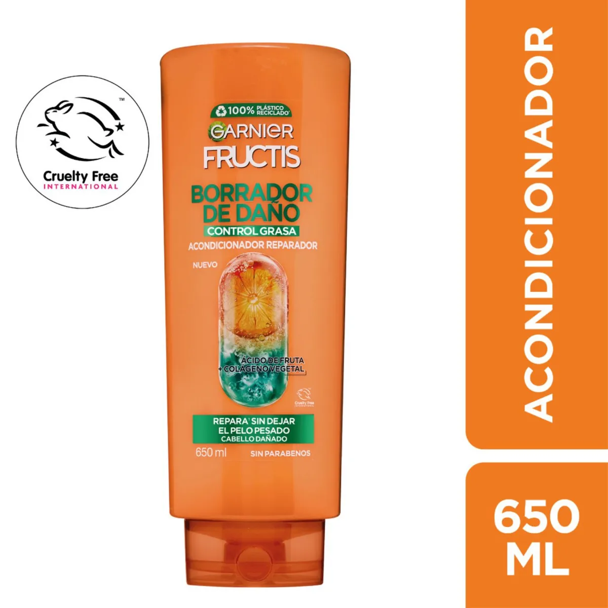 FRUCTIS - Acondicionador Fructis Borrador de Daños 650 ml