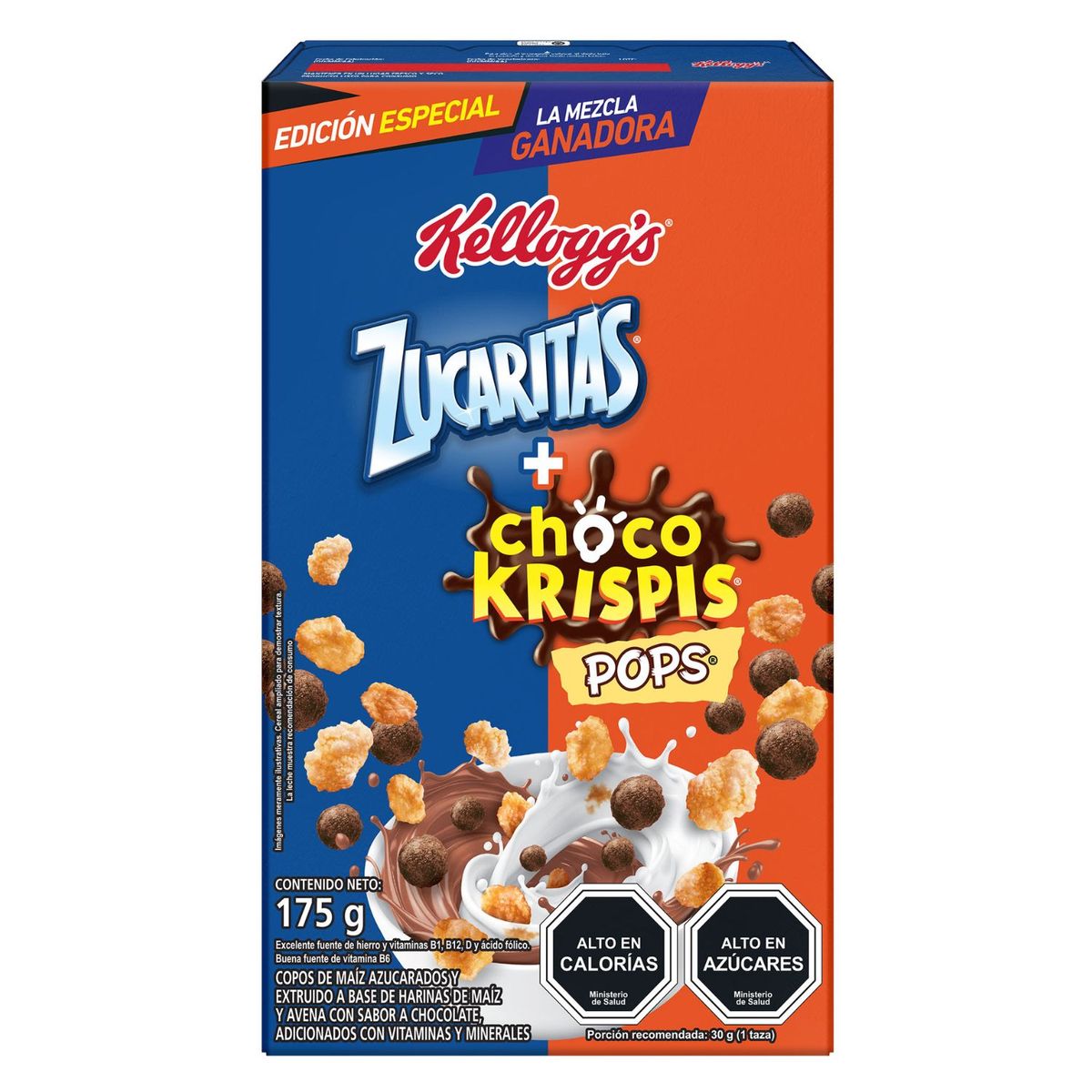 KELLOGGS - Cereal Zucaritas + Choco Krispis Pop Kelloggs 175 g