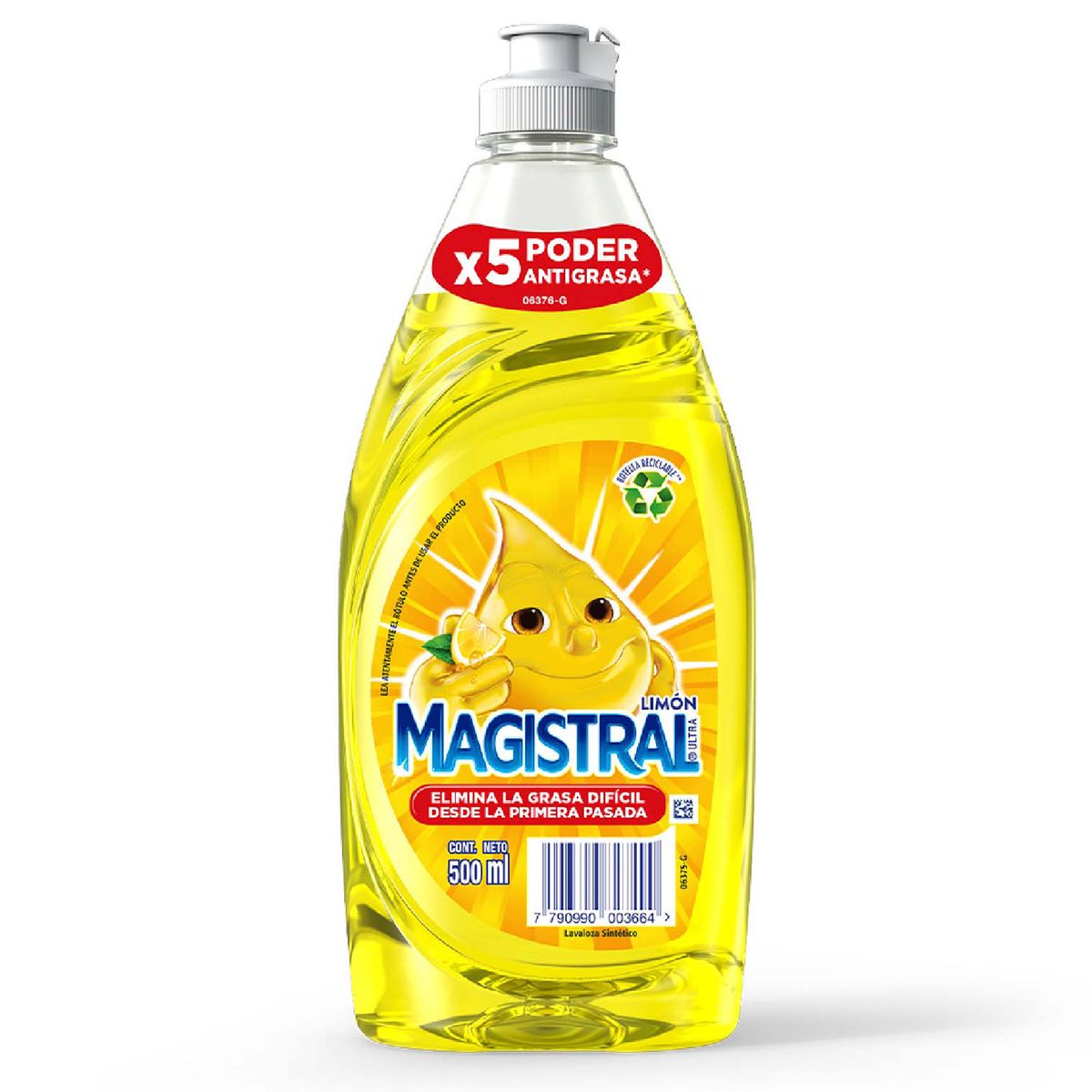 MAGISTRAL - Lavalozas Magistral Concentrado Limón 500 ml