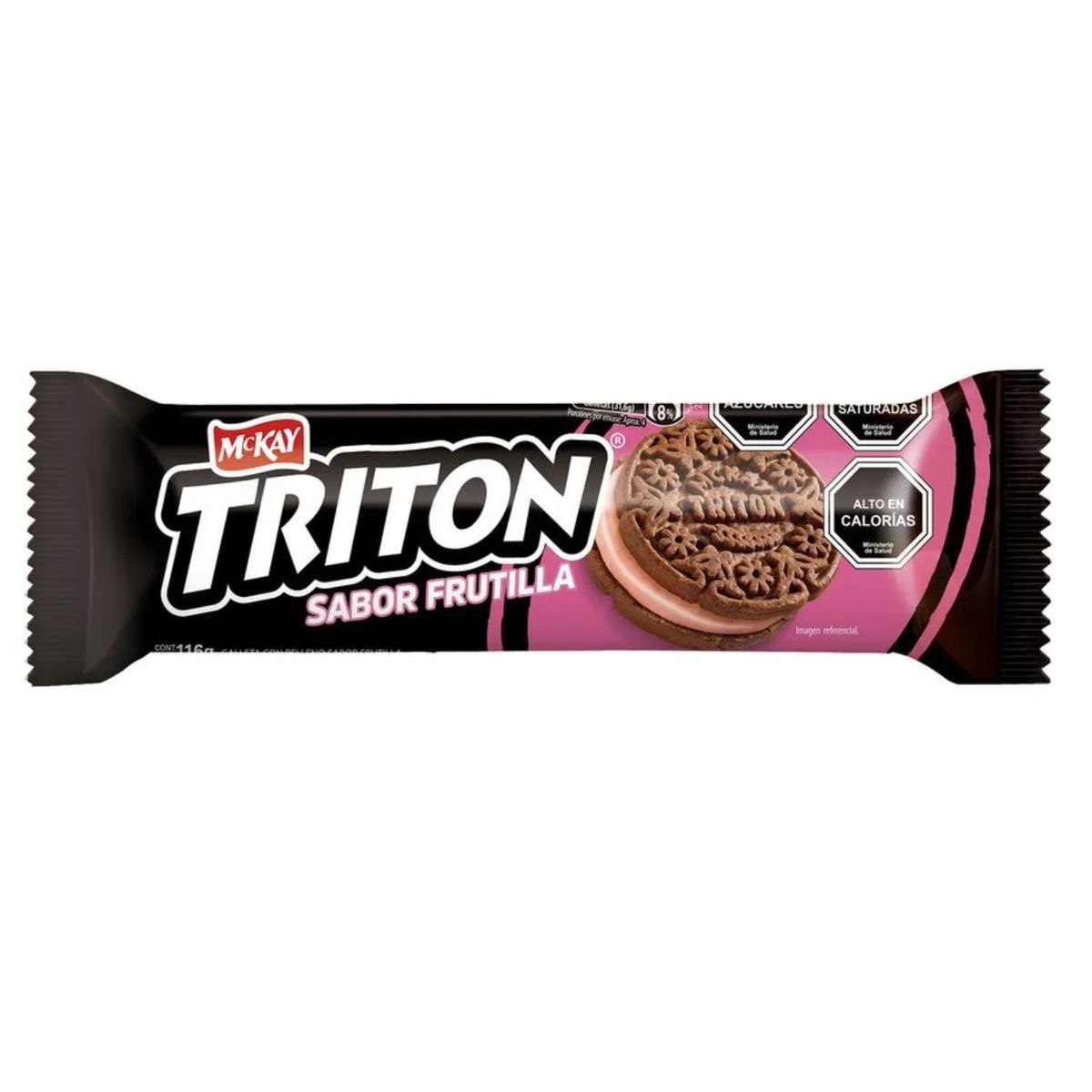 TRITON - Galleta Triton Sabor Frutilla 116 g