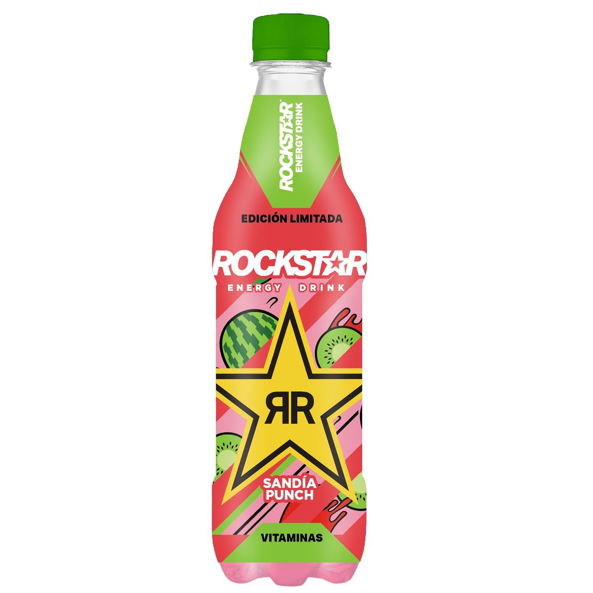 ROCKSTAR - Bebida Energética Sandía Punch Rockstar 500 ml