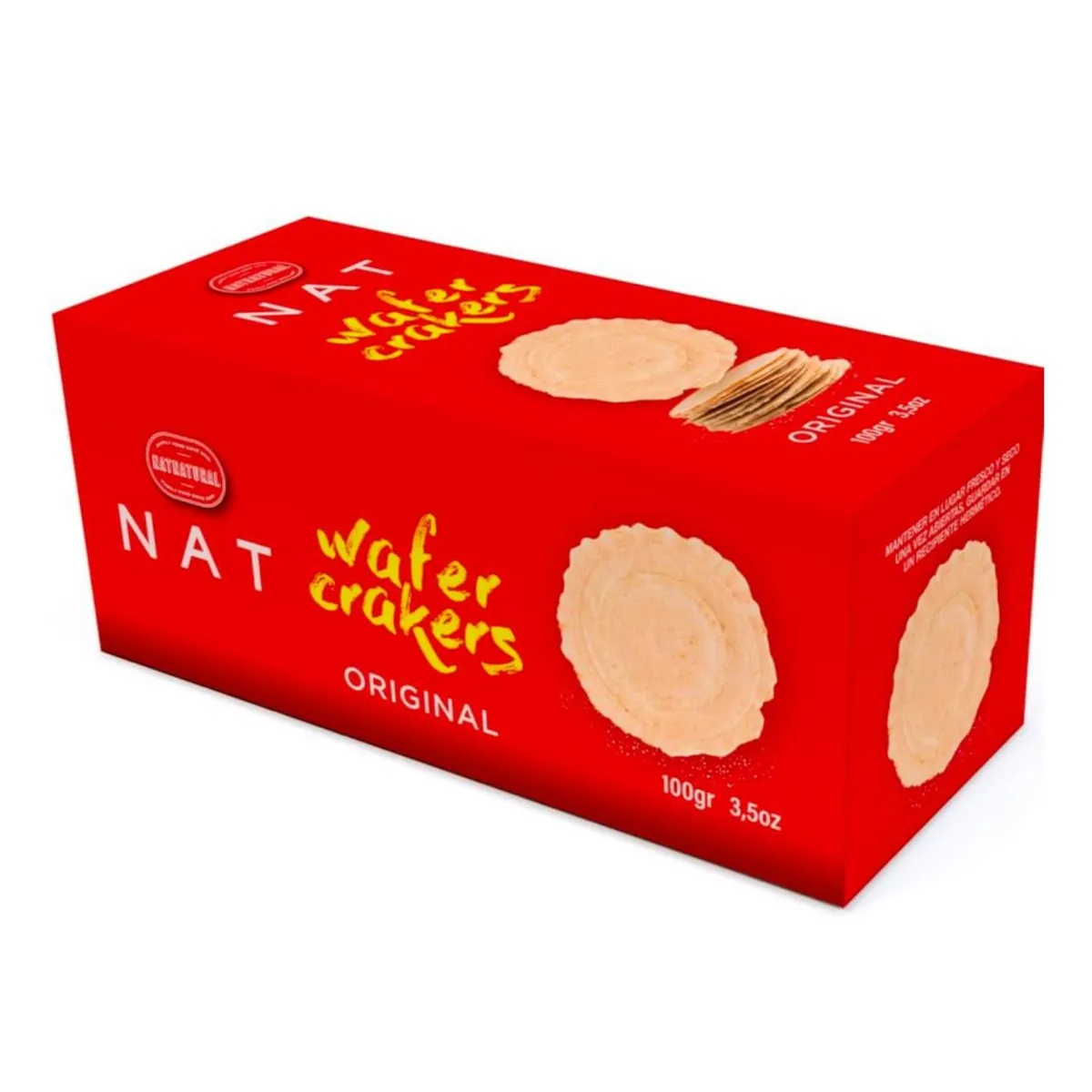 NAT CRACKERS - Galletas Nat Wafer Crackers Original 100 g