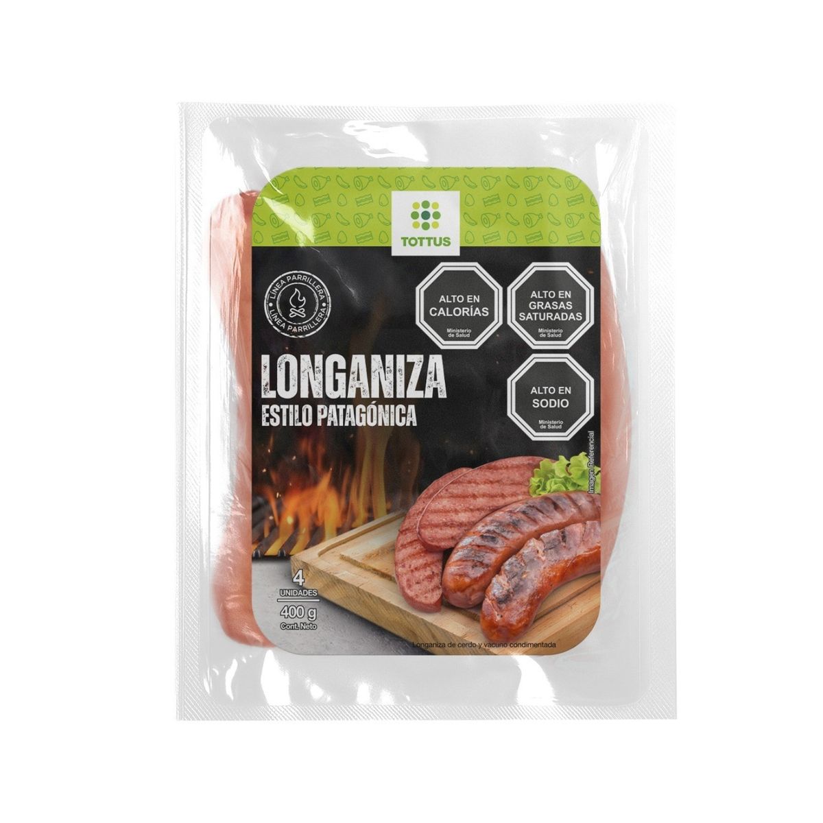 TOTTUS - Longaniza Patagónica Tottus 400 g
