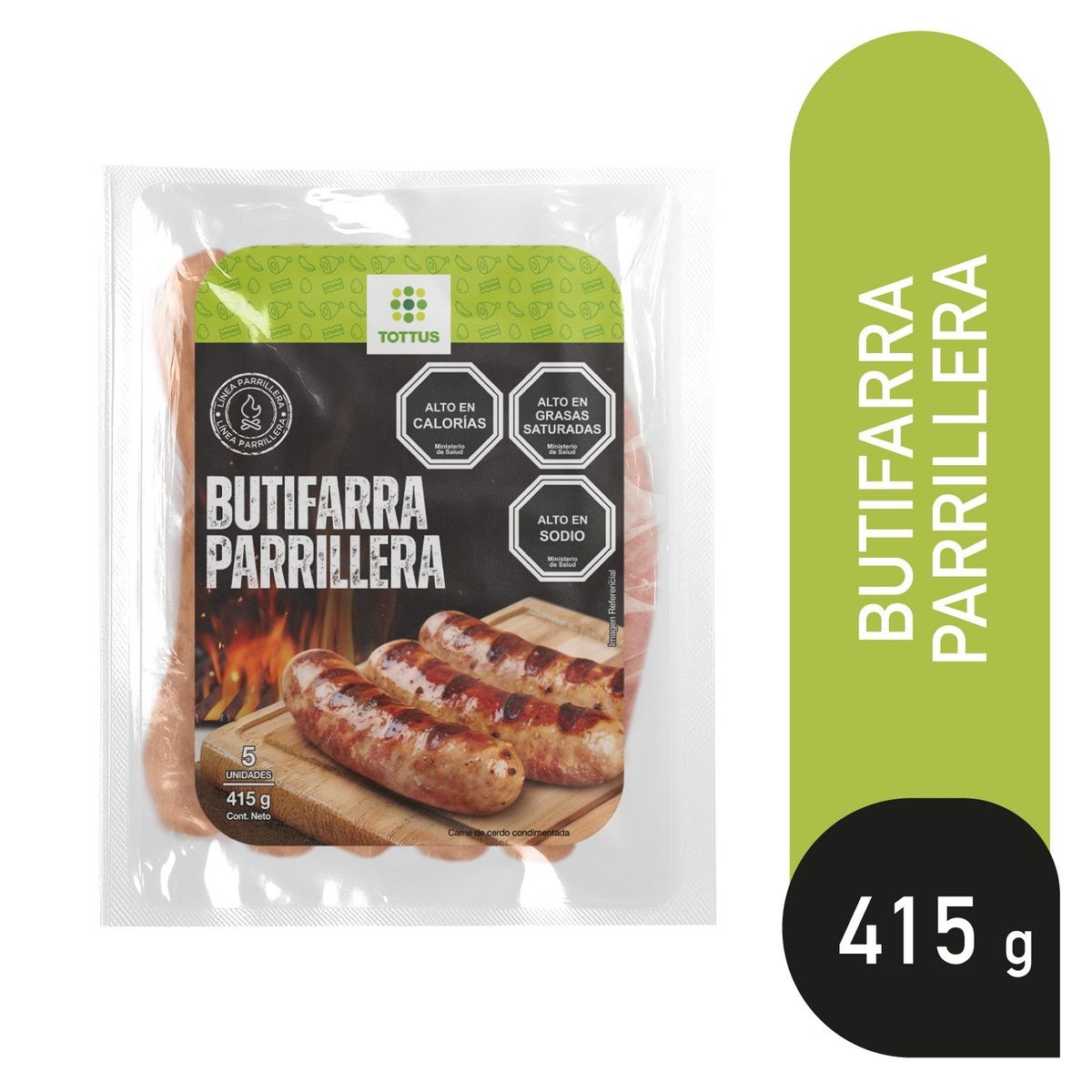 TOTTUS - Butifarra Parrillera Tottus 415 g