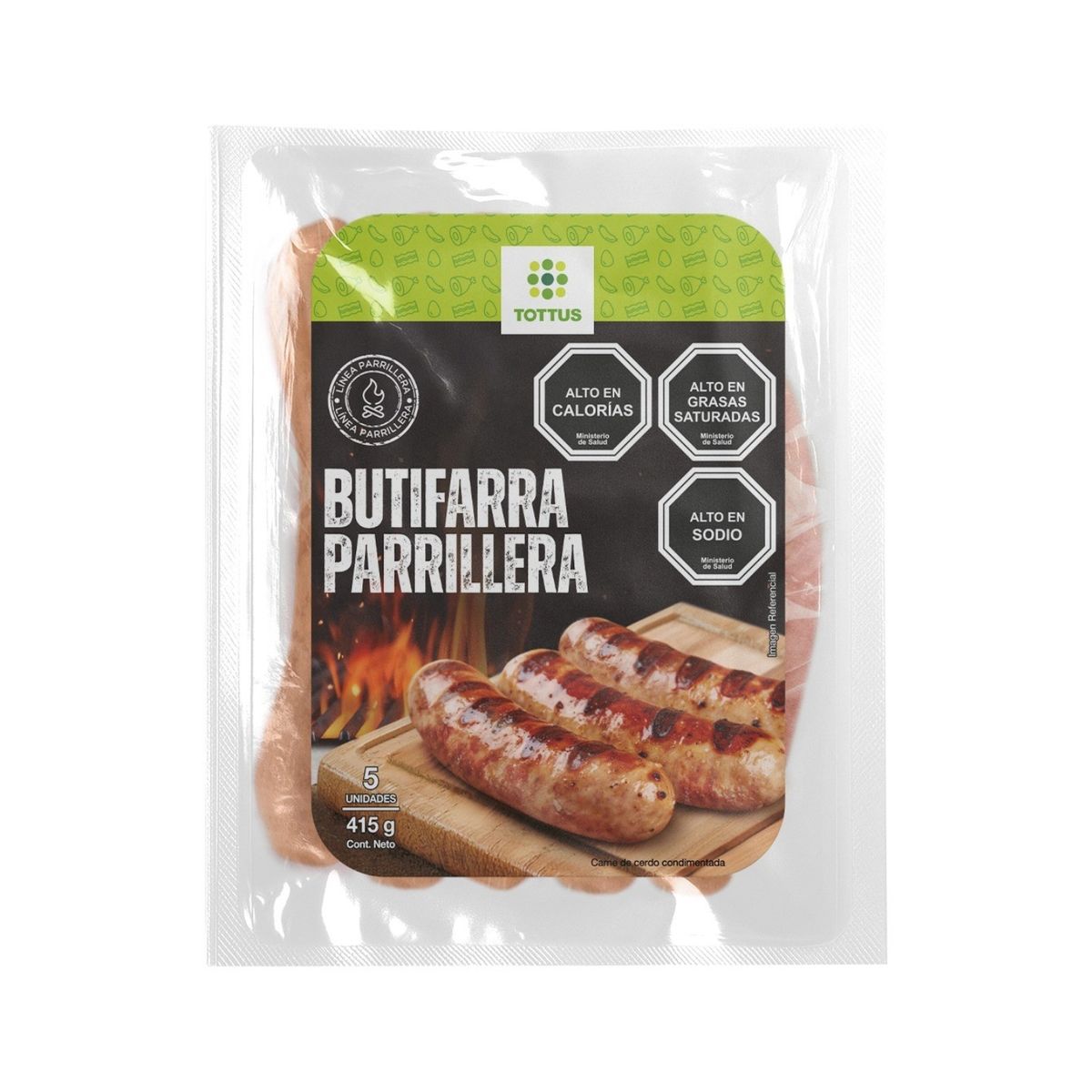 TOTTUS - Butifarra Parrillera Tottus 415 g