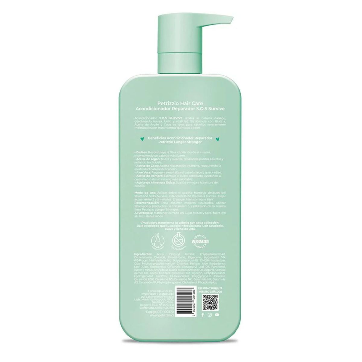 PETRIZZIO - Acondicionador Reparador SOS Survive Petrizzio 400 ml