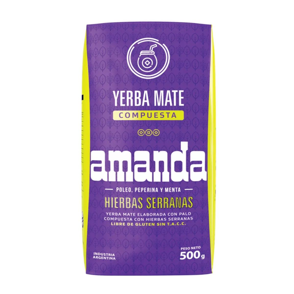 AMANDA - Yerba Mate Serranas Amanda 500 g