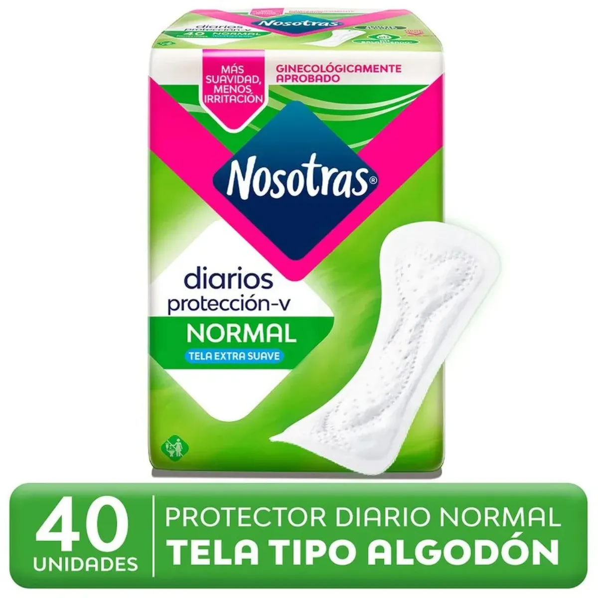 NOSOTRAS - Protectores Diarios Femeninos Normal Nosotras 40 Un