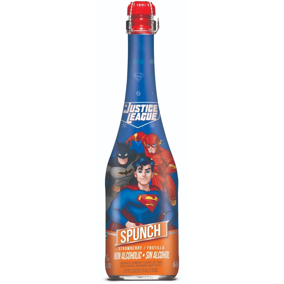 SPUNCH - Bebida de Fantasía Spunch de Frutilla Sin Alcohol Surtido 660 ml